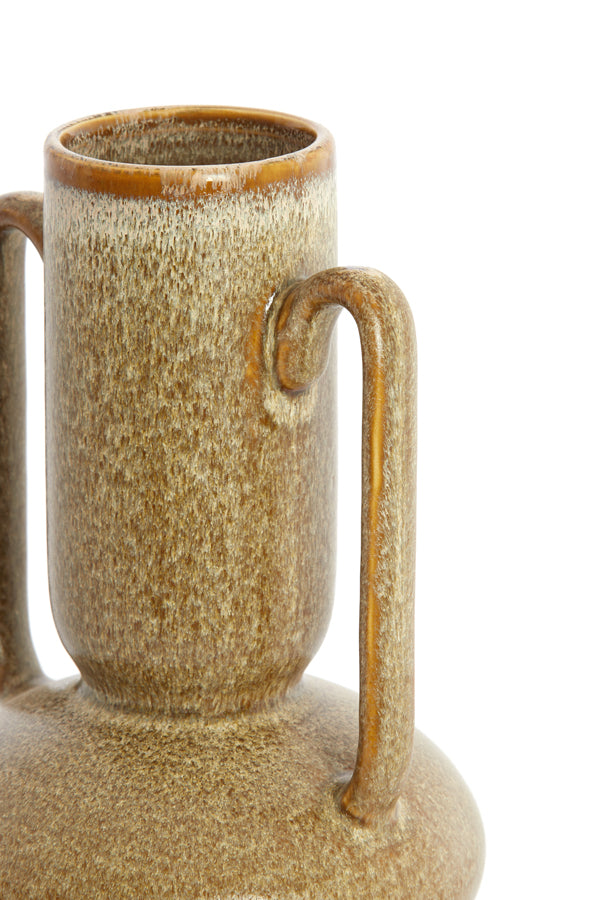 Light & Living Accessories Vase deco 17x32,5 cm OTARU ceramics olive green House of Isabella UK