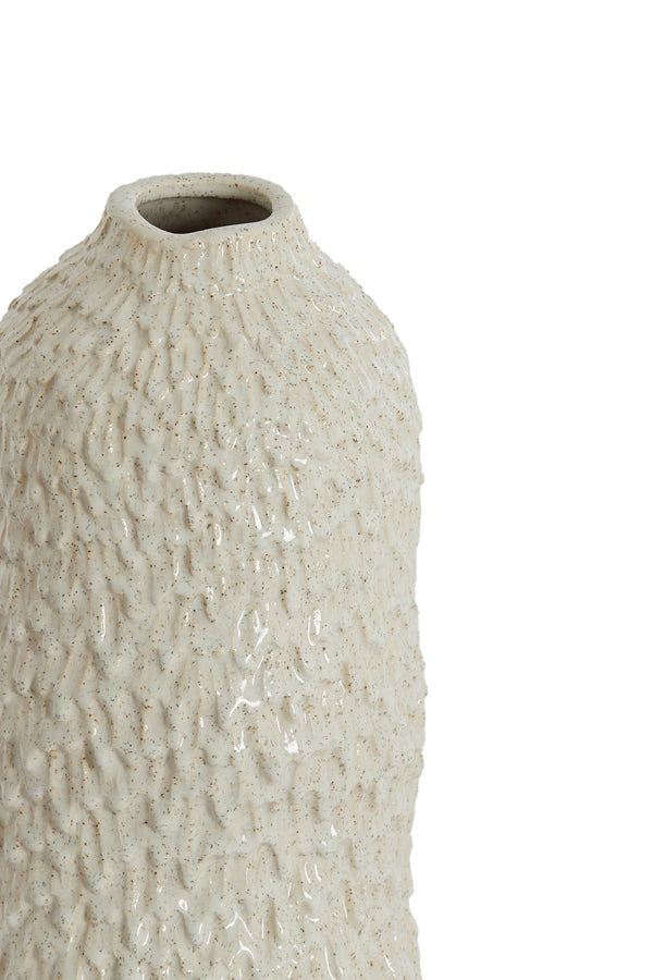 Light & Living Accessories Vase deco 17x35,5 cm ASOLA ceramics cream House of Isabella UK