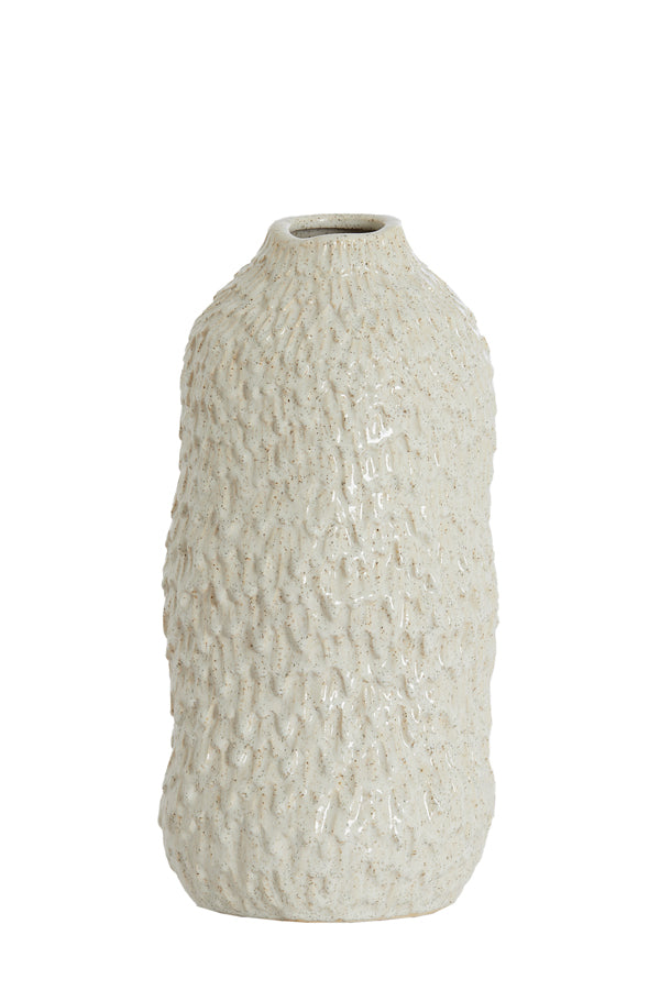 Light & Living Accessories Vase deco 17x35,5 cm ASOLA ceramics cream House of Isabella UK