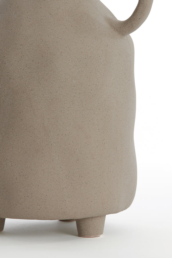 Light & Living Accessories Vase deco 18,5x16,5x35,5 cm JONAI ceramics matt brown House of Isabella UK