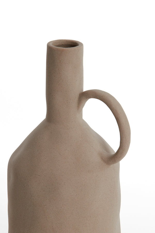 Light & Living Accessories Vase deco 18,5x16,5x35,5 cm JONAI ceramics matt brown House of Isabella UK