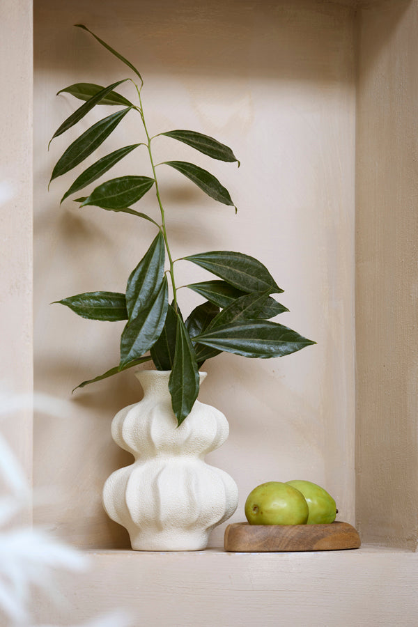 Light & Living Accessories Vase deco 18,5x24,5 cm SPOTORNO ceramics matt cream House of Isabella UK