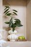 Light & Living Accessories Vase deco 18,5x24,5 cm SPOTORNO ceramics matt cream House of Isabella UK