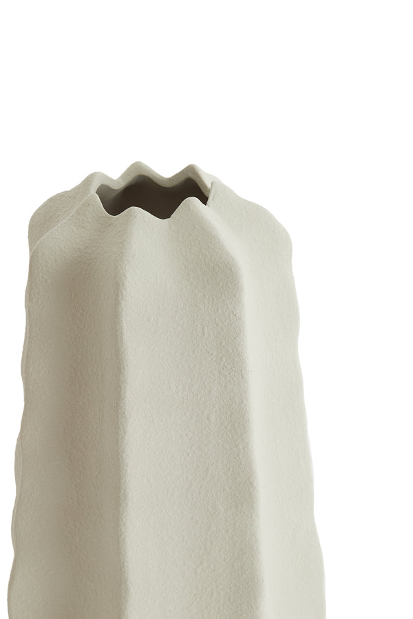 Light & Living Accessories Vase deco 18,5x34 cm ARIEIRO ceramics cream House of Isabella UK