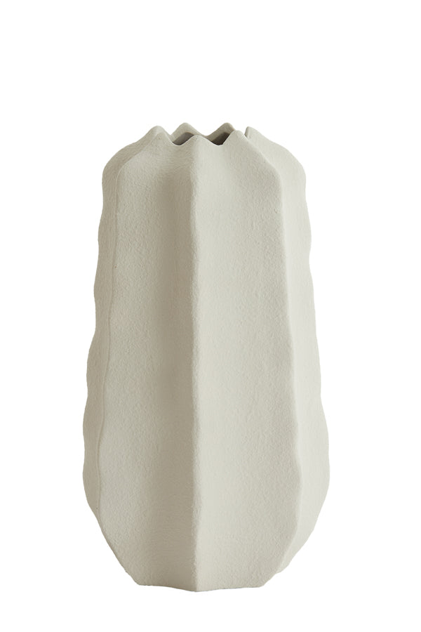 Light & Living Accessories Vase deco 18,5x34 cm ARIEIRO ceramics cream House of Isabella UK