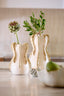 Light & Living Accessories Vase deco 18,5x34 cm MAGOME ceramics cream+olive green House of Isabella UK