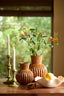 Light & Living Accessories Vase deco 18x22 cm ZIRJA ceramics orange House of Isabella UK
