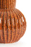 Light & Living Accessories Vase deco 18x22 cm ZIRJA ceramics orange House of Isabella UK