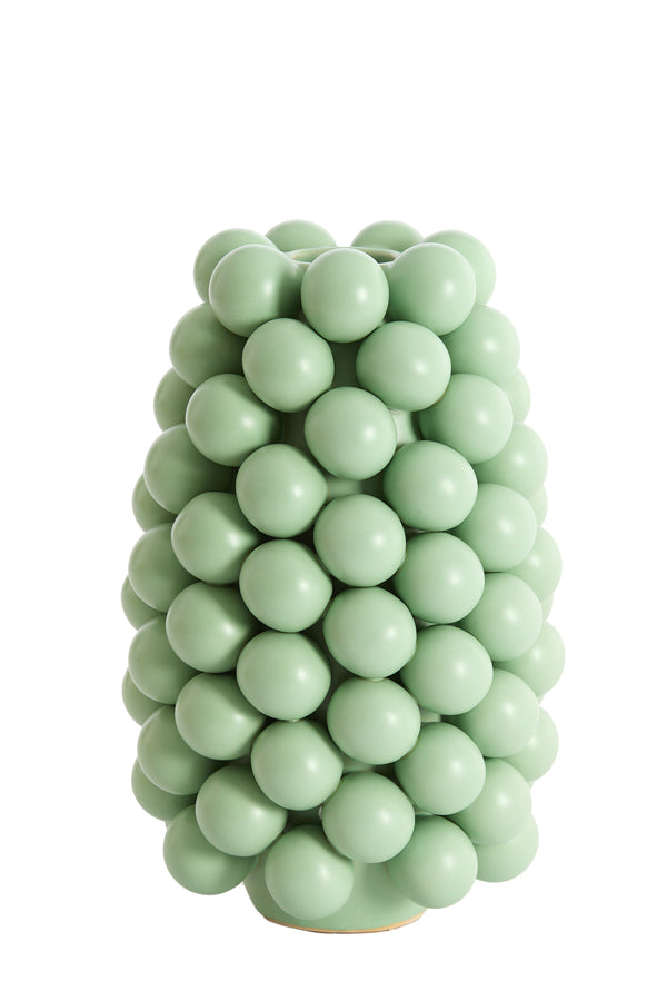 Light & Living Accessories Vase deco 18x28 cm BOYANG ceramics matt mint green House of Isabella UK