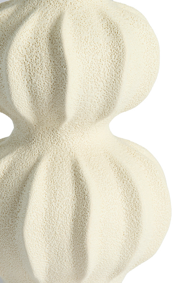 Light & Living Accessories Vase deco 18x33 cm SPOTORNO ceramics matt cream House of Isabella UK
