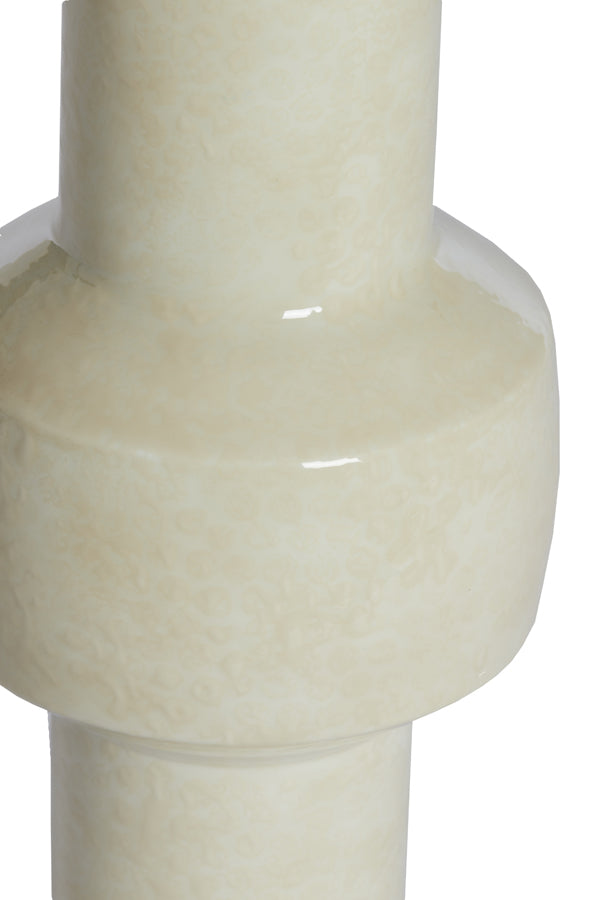 Light & Living Accessories Vase deco 18x42 cm SENUMA shiny cream House of Isabella UK