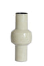 Light & Living Accessories Vase deco 18x42 cm SENUMA shiny cream House of Isabella UK