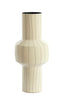 Light & Living Accessories Vase deco 18x42 cm SENUMA shiny white+black House of Isabella UK