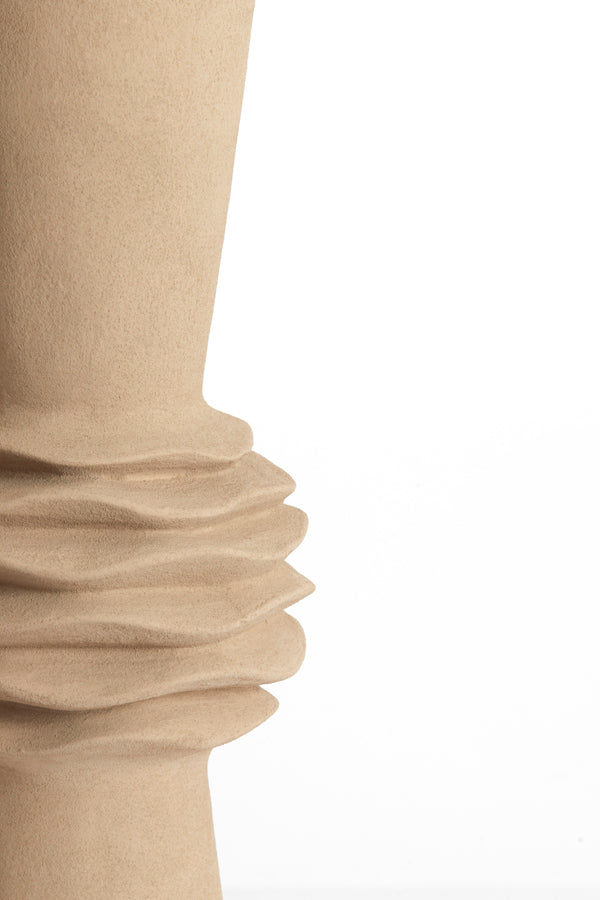 Light & Living Accessories Vase deco 18x47,5 cm OLIVORA ceramics light brown House of Isabella UK
