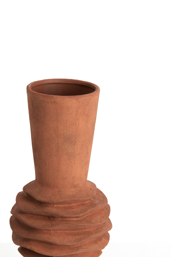 Light & Living Accessories Vase deco 18x47,5 cm OLIVORA ceramics terra House of Isabella UK