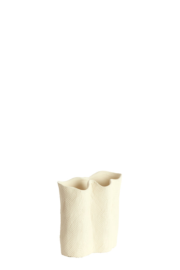 Light & Living Accessories Vase deco 19,5x10,5x18,5 cm FLOVILLA ceramics cream House of Isabella UK