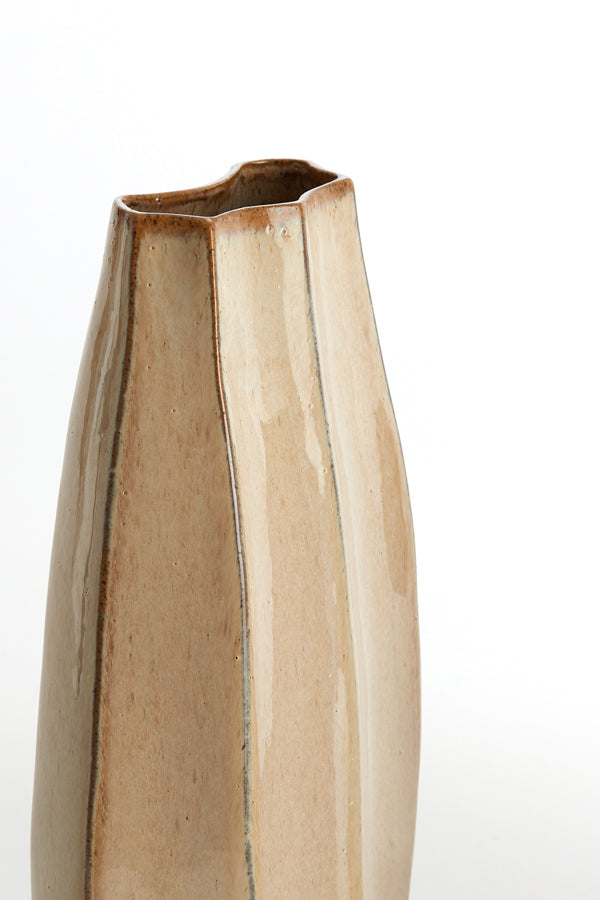 Light & Living Accessories Vase deco 19,5x11x34,5 cm CHIADO shiny beige House of Isabella UK