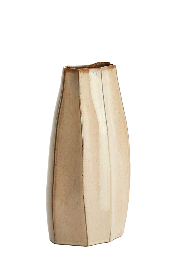 Light & Living Accessories Vase deco 19,5x11x34,5 cm CHIADO shiny beige House of Isabella UK