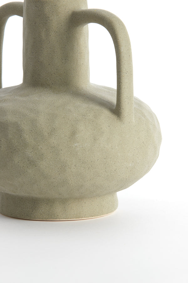 Light & Living Accessories Vase deco 19,5x20 cm ZIRO ceramics matt olive green House of Isabella UK