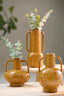 Light & Living Accessories Vase deco 19,5x20 cm ZIRO ceramics shiny ocher yellow House of Isabella UK