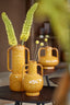 Light & Living Accessories Vase deco 19,5x20 cm ZIRO ceramics shiny ocher yellow House of Isabella UK