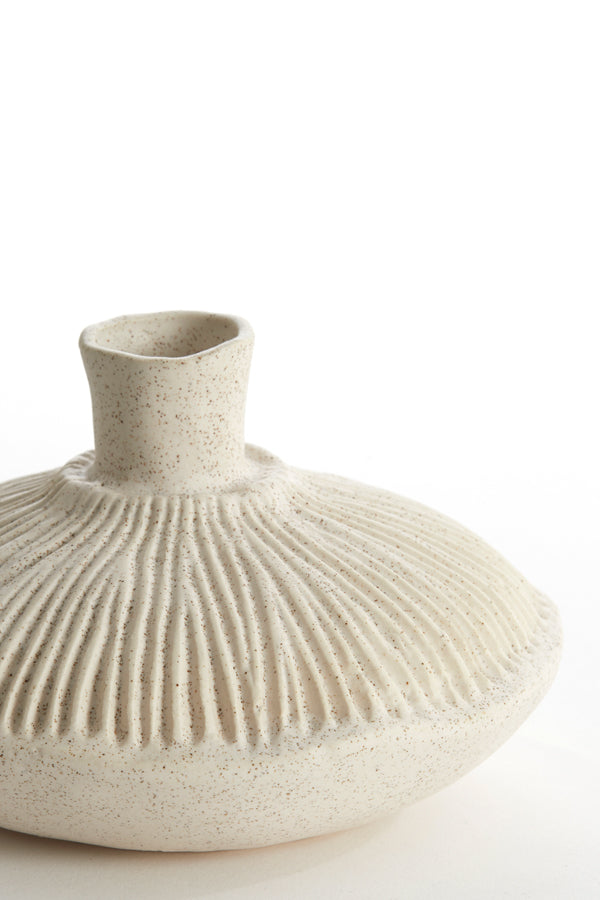 Light & Living Accessories Vase deco 19x11 cm NEIRA ceramics cream House of Isabella UK