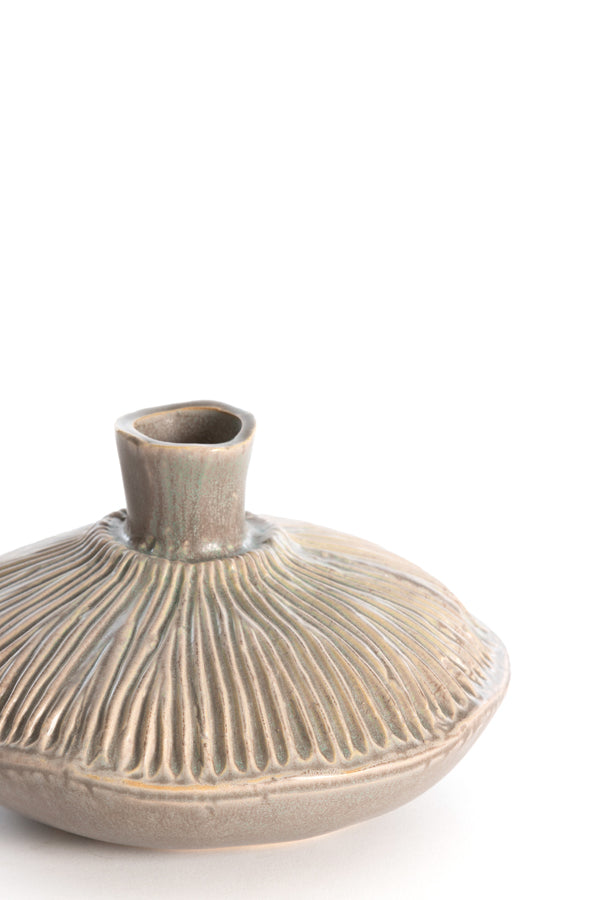 Light & Living Accessories Vase deco 19x11 cm NEIRA ceramics matt brown-grey House of Isabella UK