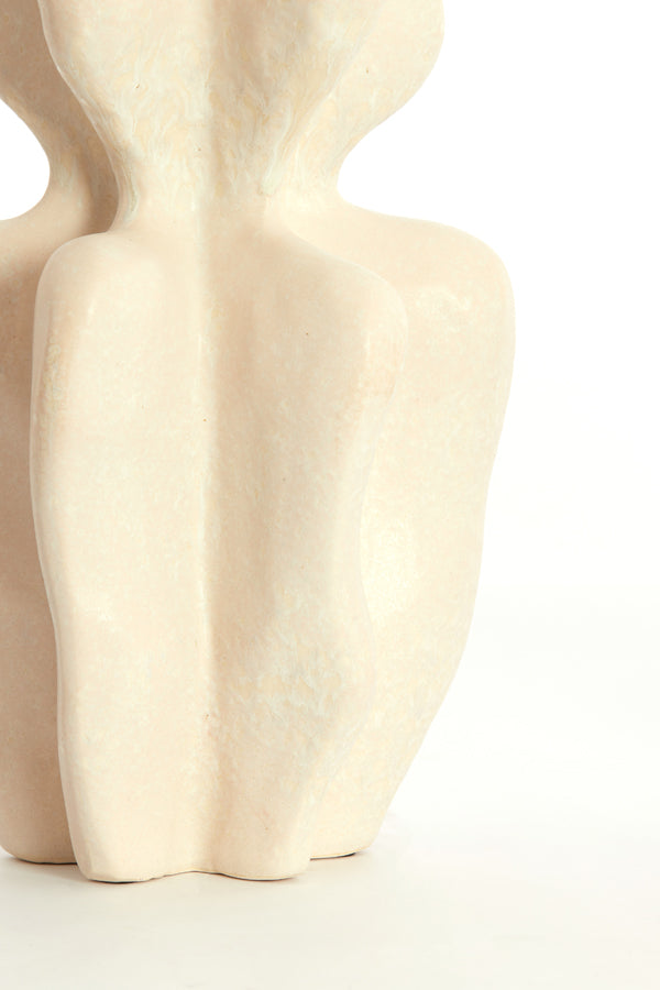 Light & Living Accessories Vase deco 19x17x37 cm NARA ceramics cream House of Isabella UK