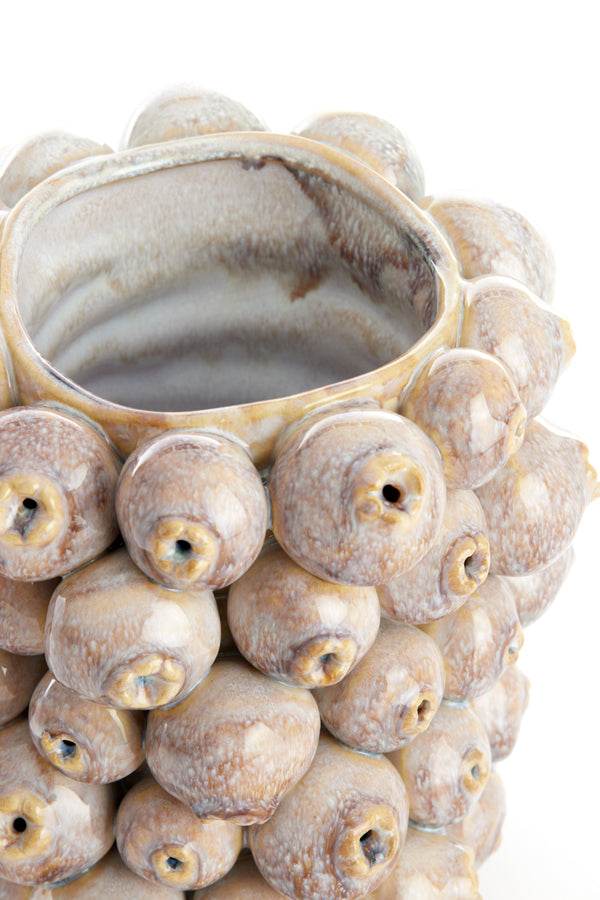 Light & Living Accessories Vase deco 19x18,5x21 cm NITALI ceramics sand House of Isabella UK