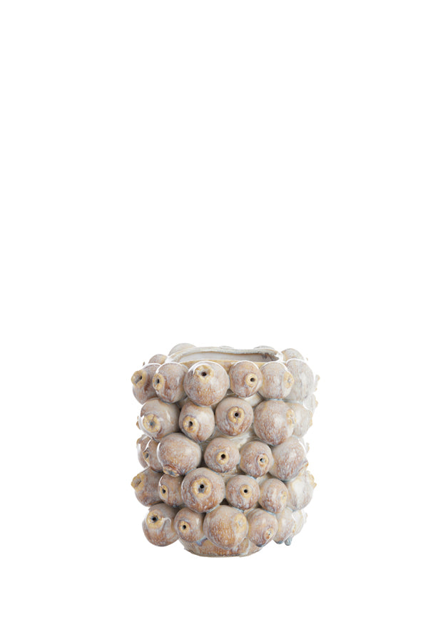 Light & Living Accessories Vase deco 19x18,5x21 cm NITALI ceramics sand House of Isabella UK