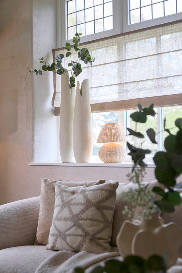 Light & Living Accessories Vase deco 19x18,5x77,5 cm MESA ceramics cream House of Isabella UK