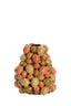 Light & Living Accessories Vase deco 19x21 cm CITRUS ceramics brown-orange+green House of Isabella UK