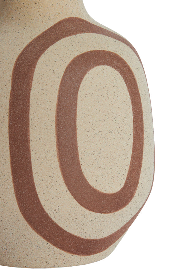 Light & Living Accessories Vase deco 19x22,5 cm UMYA ceramics matt sand-terra House of Isabella UK