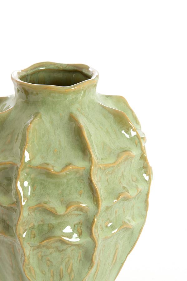 Light & Living Accessories Vase deco 19x25 cm LOSETO ceramics green House of Isabella UK