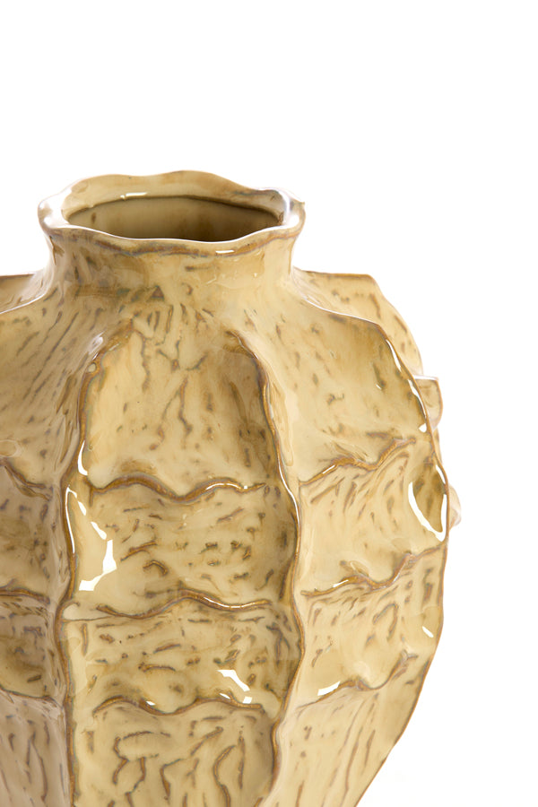 Light & Living Accessories Vase deco 19x25 cm LOSETO ceramics light brown House of Isabella UK