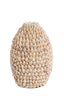 Light & Living Accessories Vase deco 19x28,5 cm SHELL cream+brown House of Isabella UK