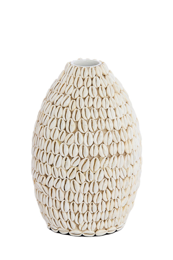 Light & Living Accessories Vase deco 19x28 cm SHELL cream House of Isabella UK