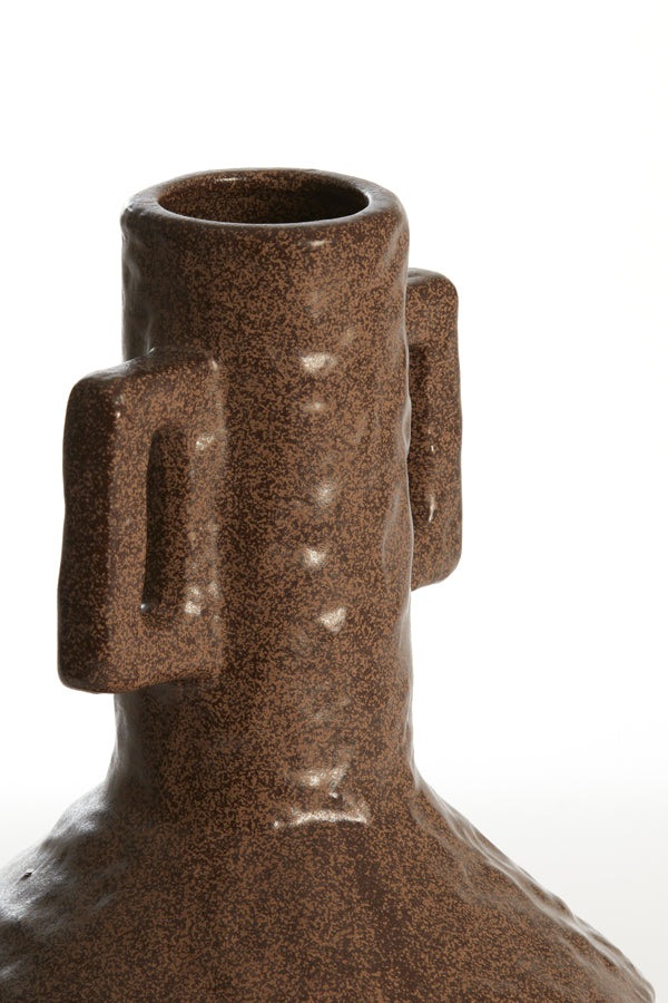 Light & Living Accessories Vase deco 19x30 cm TICINO ceramics dark brown House of Isabella UK