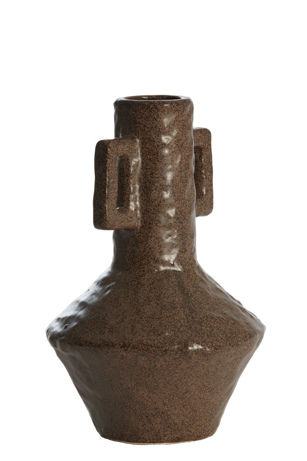 Light & Living Accessories Vase deco 19x30 cm TICINO ceramics dark brown House of Isabella UK
