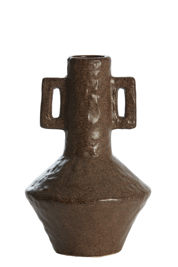 Light & Living Accessories Vase deco 19x30 cm TICINO ceramics dark brown House of Isabella UK