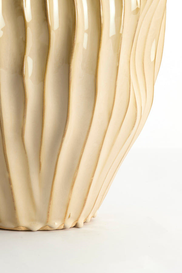 Light & Living Accessories Vase deco 19x30 cm VECHHIA ceramics light brown House of Isabella UK