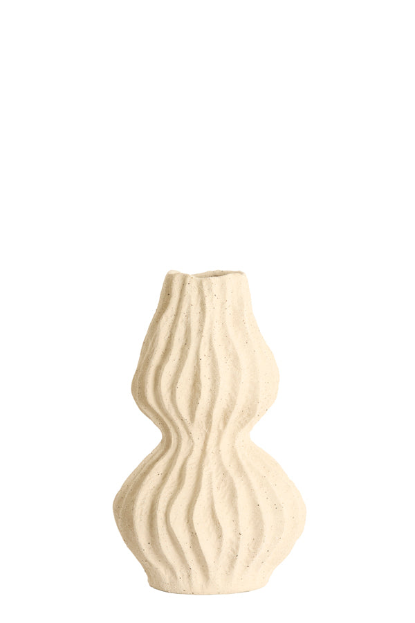 Light & Living Accessories Vase deco 19x31,5 cm VANIA ceramics cream House of Isabella UK