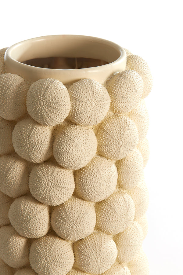 Light & Living Accessories Vase deco 19x32,5 cm SEA URCHIN cream House of Isabella UK