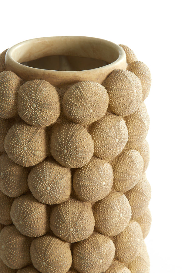 Light & Living Accessories Vase deco 19x32,5 cm SEA URCHIN sand House of Isabella UK