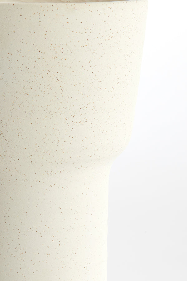 Light & Living Accessories Vase deco 19x38 cm ALSACIA ceramics matt cream House of Isabella UK