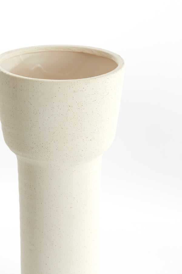 Light & Living Accessories Vase deco 19x38 cm ALSACIA ceramics matt cream House of Isabella UK