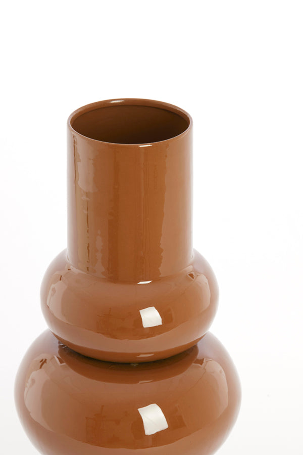 Light & Living Accessories Vase deco 19x43 cm IRISSA caramel House of Isabella UK