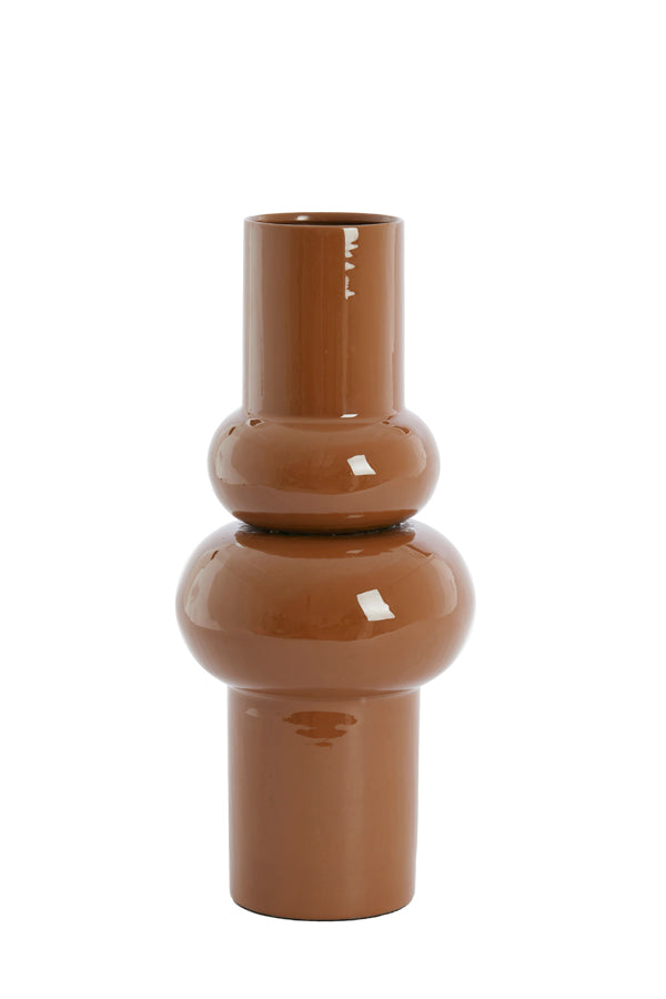 Light & Living Accessories Vase deco 19x43 cm IRISSA caramel House of Isabella UK
