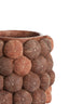Light & Living Accessories Vase deco 20,5x18 cm SEA URCHIN coral red+burgundy House of Isabella UK