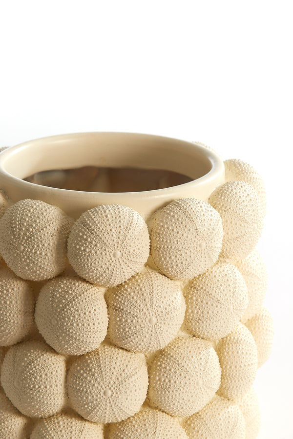 Light & Living Accessories Vase deco 20,5x18 cm SEA URCHIN cream House of Isabella UK
